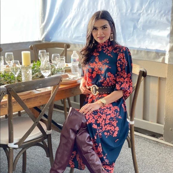 Printed dress, small size , party wear. - Picture 2 of 2